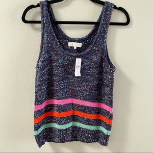 MULTI COLORED KNIT TANK LOU & GREY